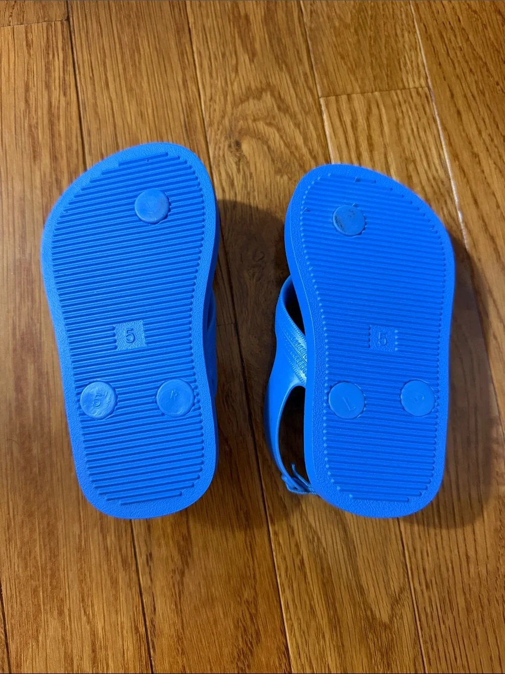 Old Navy Bright Blue Kids Back-Strap Flip Flops